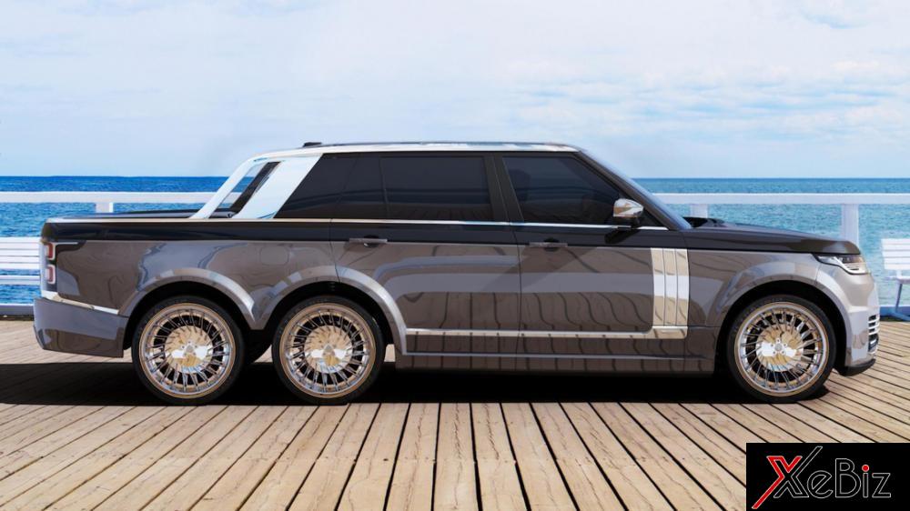 Range Rover phiên bản bán tải 6 bánh có tên khá dài T.Fotiadis Superyacht Land Tender-SLT Range Rover phiên bản bán tải 6 bánh có tên khá dài T.Fotiadis Superyacht Land Tender-SLT
