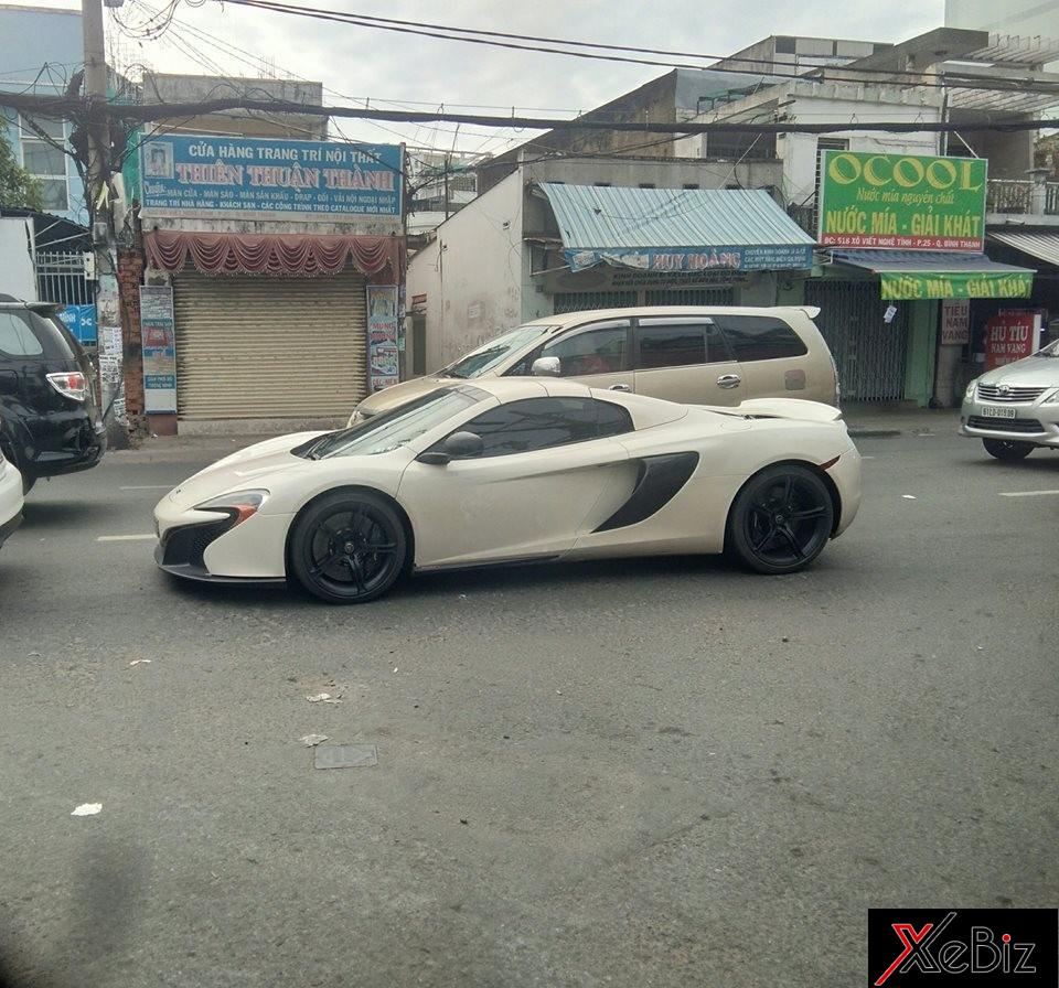 Đây là bộ của chiếc McLaren 650S Spider lúc được doanh nhân kinh doanh lĩnh vực y tế mua lại từ một công ty nhập khẩu siêu xe quận 5