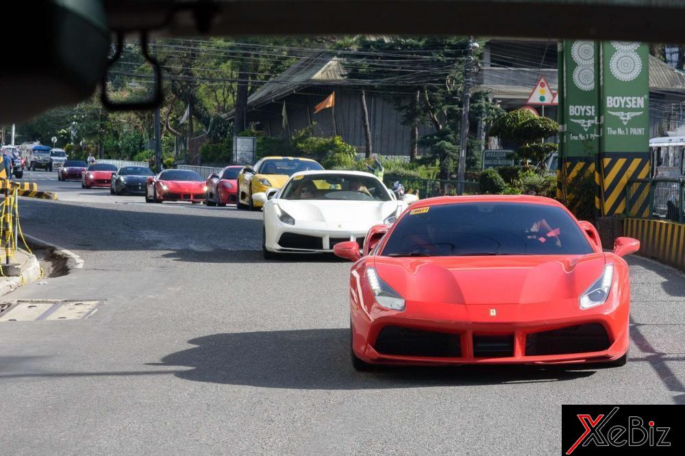 Có 20 chiếc siêu xe Ferrari tham dự vào sự kiện này