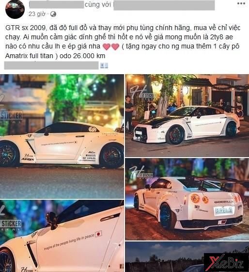 Thông tin rao bán siêu xe đường phố Nissan GT-R độ body kit thân rộng Thông tin rao bán siêu xe đường phố Nissan GT-R độ body kit thân rộng