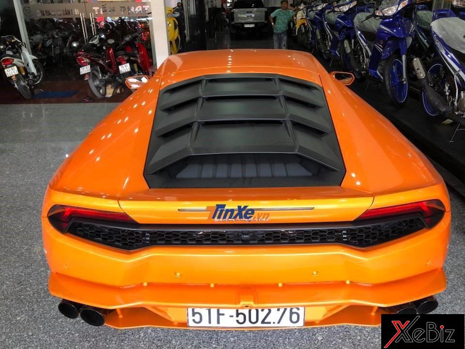 Siêu xe Lamborghini Huracan LP610-4 của ông chủ cửa hàng chuyên kinh doanh dòng xe 2 thì tại Bình Dương được trang bị ống xả độ FI