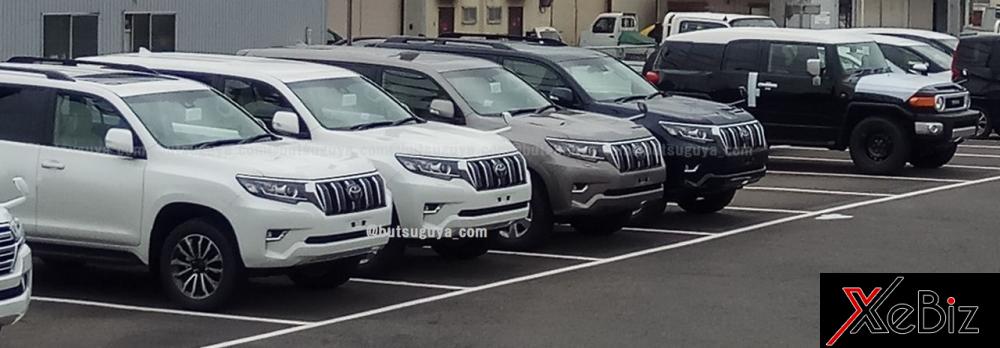 Những chiếc Land Cruiser Prado đời mới ở bãi Những chiếc Land Cruiser Prado đời mới ở bãi.