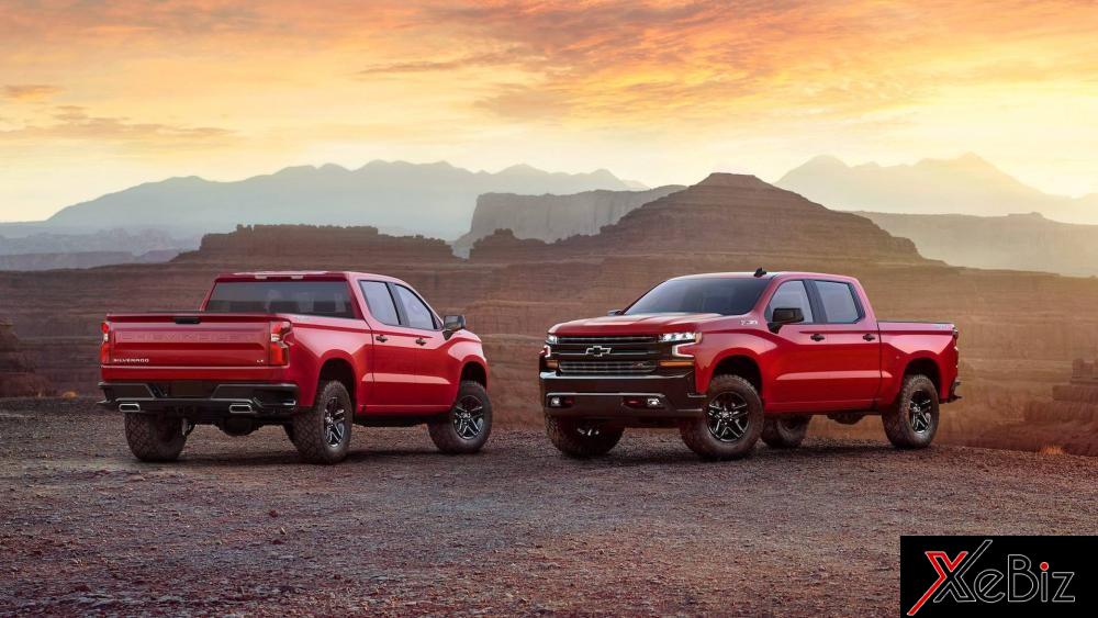 Xe bán tải Chevrolet Silverado 2019 lộ diện sớm với thiết kế khỏe khoắn và hiện đại hơn