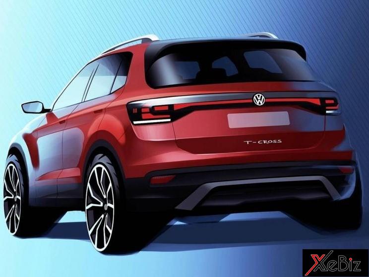 Volkswagen T-Cross 2019 - Mẫu crossover tí hon được úp mở lần đầu tiên