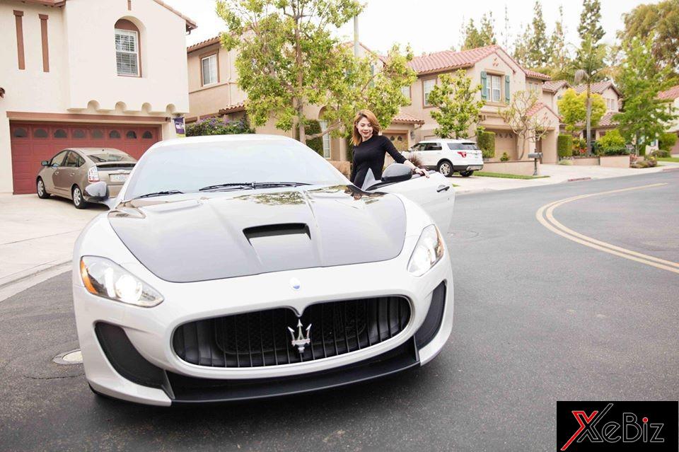 "Búp bê" Thanh Thảo khoe xế sang Maserati Granturismo MC Stradale tiền tỷ mới tậu