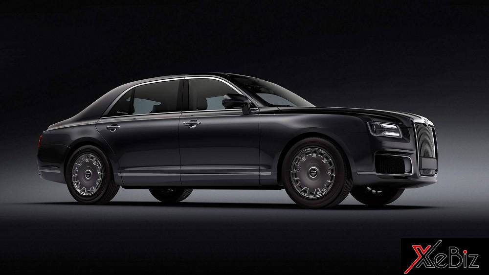 Aurus Senat sở hữu thiết kế ngoại thất giống chiếc limousine của Tổng thống Nga