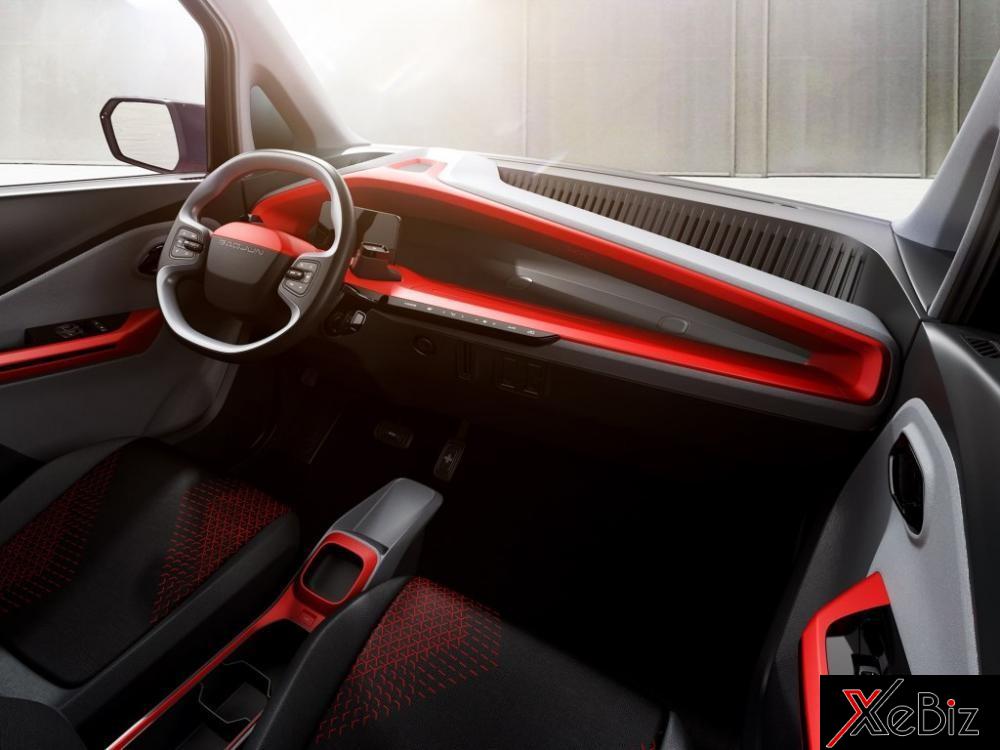 Nội thất khoang lái của Baojun E200