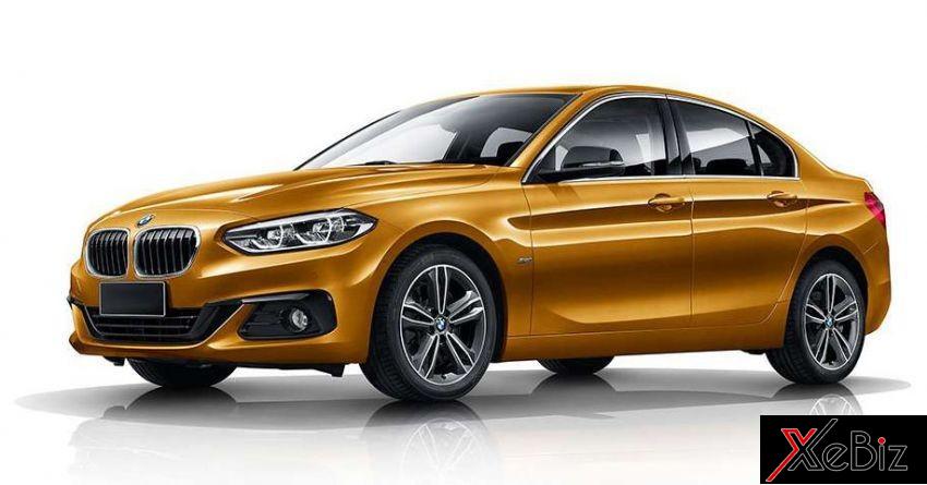 BMW 1-Series Sedan 2018 tại Mexico có thể dùng đèn pha Halogen hoặc LED