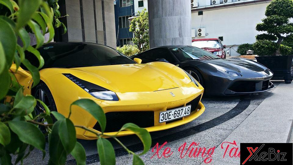 Đây là lần thứ 2 siêu xe Ferrari 488 GTB màu vàng được chủ nhân cho Nam tiến Đây là lần thứ 2 siêu xe Ferrari 488 GTB màu vàng được chủ nhân cho Nam tiến