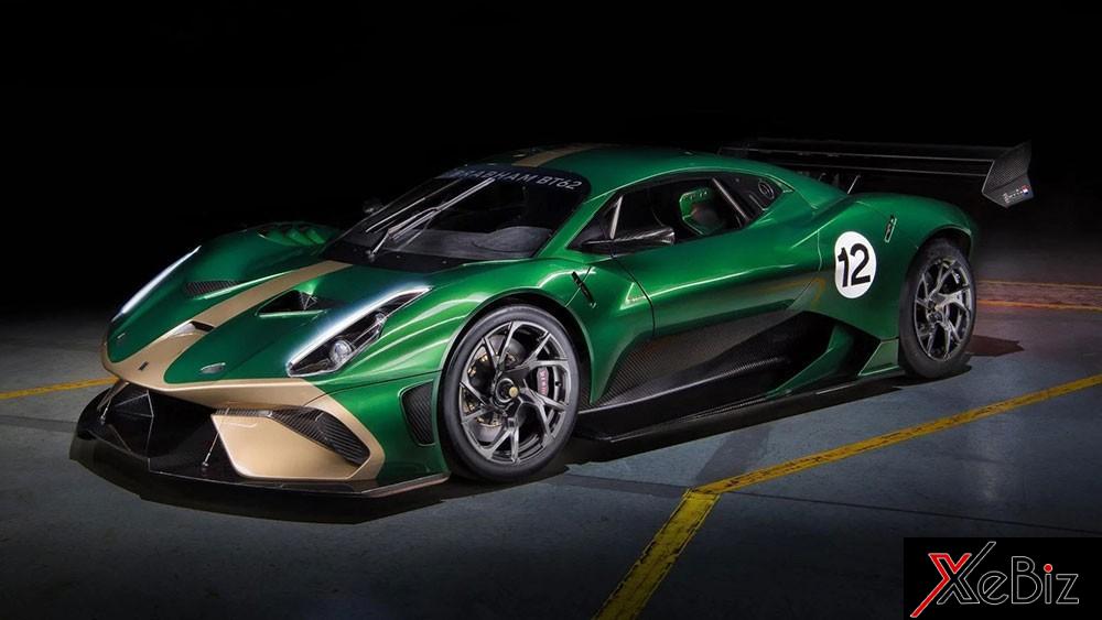 Thiết kế đầu xe giống Lamborghini và Ford của Brabham BT62