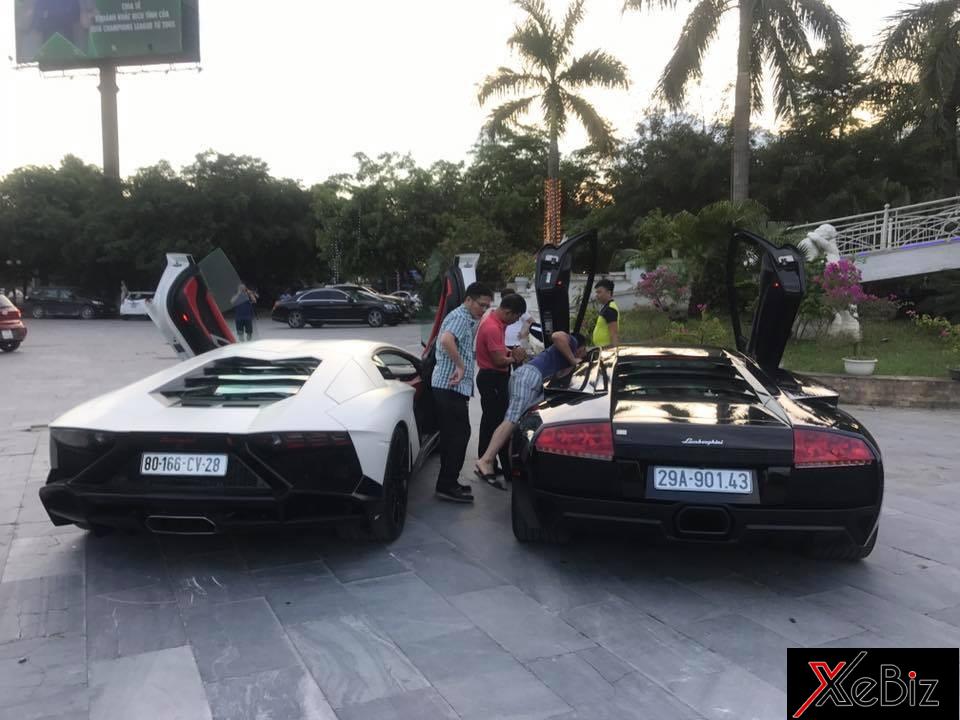Lamborghini Aventador và Murcielago LP640 tung cánh cùng nhau tại Nghệ An Lamborghini Aventador và Murcielago LP640 tung cánh cùng nhau tại Nghệ An