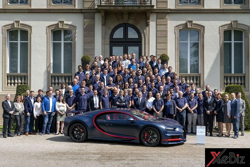 Chiếc Bugatti Chiron thứ 100 xuất xưởng