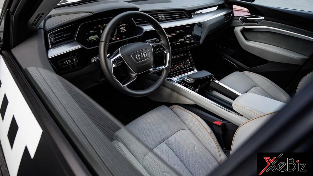 Nội thất của Audi e-tron 2019 còn rất yên tĩnh