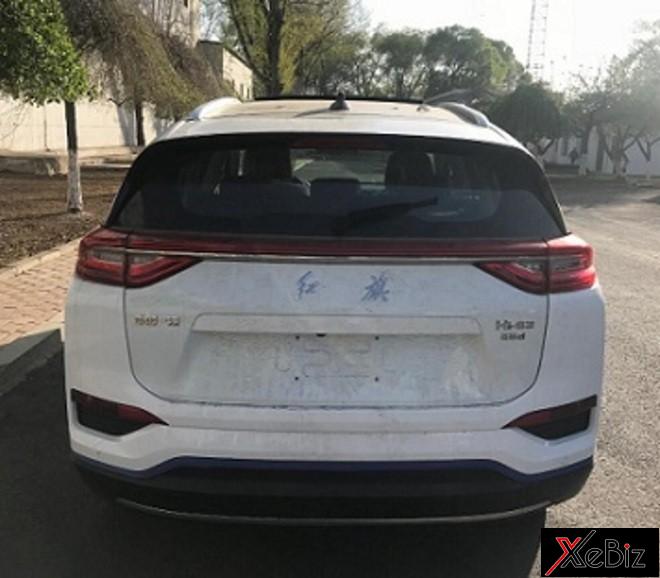 Phía đuôi của E-HS3 bản thương mại