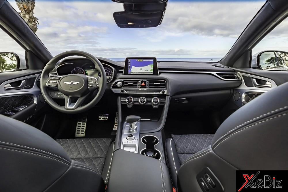 Nội thất sang trọng bên trong Genesis G70 2019