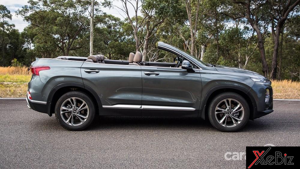 Chiếc Hyundai Santa Fe Cabriolet trên đường chạy thử bí mật Chiếc Hyundai Santa Fe Cabriolet trên đường chạy thử bí mật