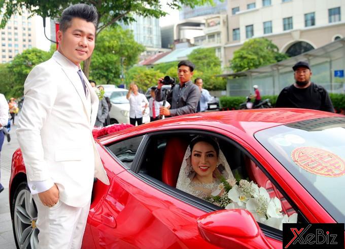 Chiếc Ferrari 488 GTB màu đỏ mà Lâm Vũ cầm lái đi rước dâu thuộc sở hữu của Tuấn Hưng Chiếc Ferrari 488 GTB màu đỏ mà Lâm Vũ cầm lái đi rước dâu thuộc sở hữu của Tuấn Hưng