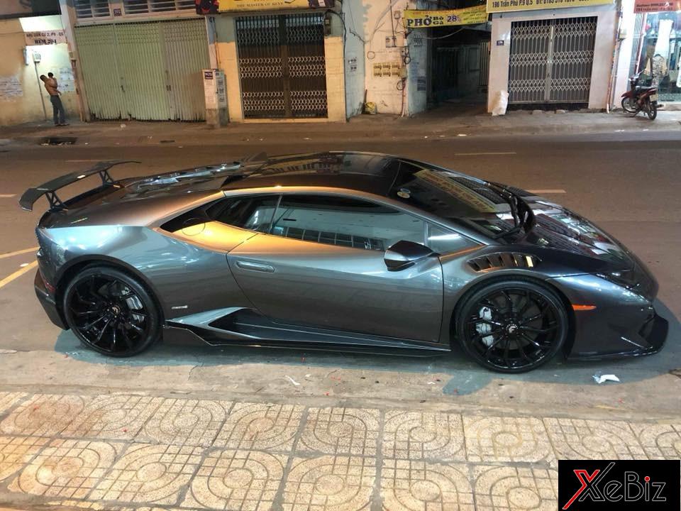 Siêu xe Lamborghini Huracan LP610-4 màu xám tiếp tục được chủ nhân thực hiện một dự án khác của hãng độ Vorsteiner mang tên gọi Novara Edizione 
