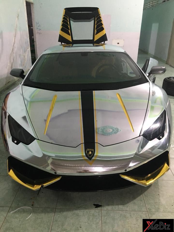 Ngoại thất như gương di động của siêu xe Lamborghini Huracan LP610-4 tại Bạc Liêu