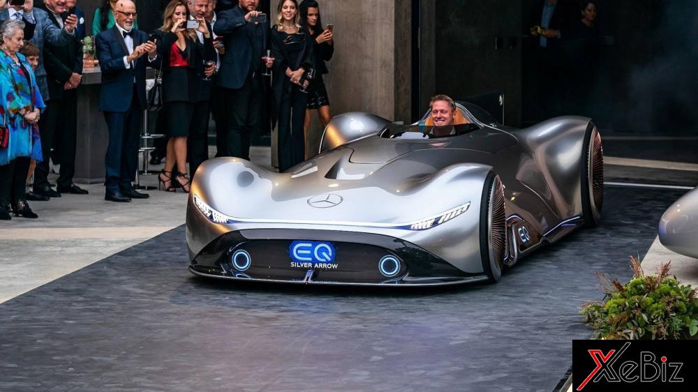 Thiết kế đầu xe của Mercedes-Benz EQ Silver Arrow 