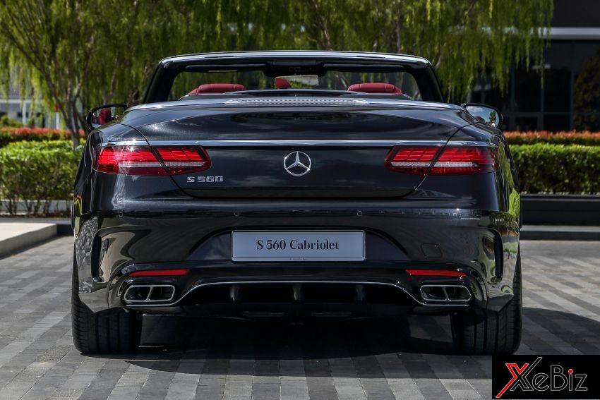Mercedes-Benz S560 mui trần 2019 có&nbsp;cản va trước/sau thay&nbsp;đổi so với&nbsp;thế hệ trước
