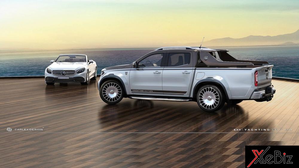 Lưới tản nhiệt và bộ vành của Mercedes-Benz X-Class Yachting Edition lấy từ Mercedes-Maybach S650 Cabriolet Lưới tản nhiệt và bộ vành của Mercedes-Benz X-Class Yachting Edition lấy từ Mercedes-Maybach S650 Cabriolet