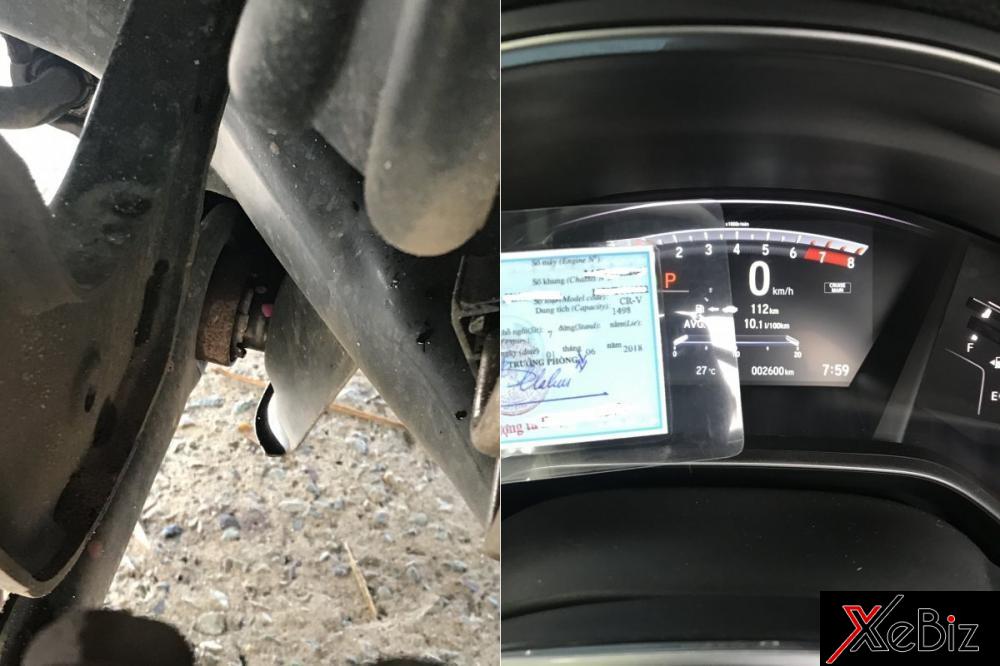 Hoảng hốt người dùng báo lỗi Honda CR-V 2018 vừa mua 2 tuần đã rỉ sét