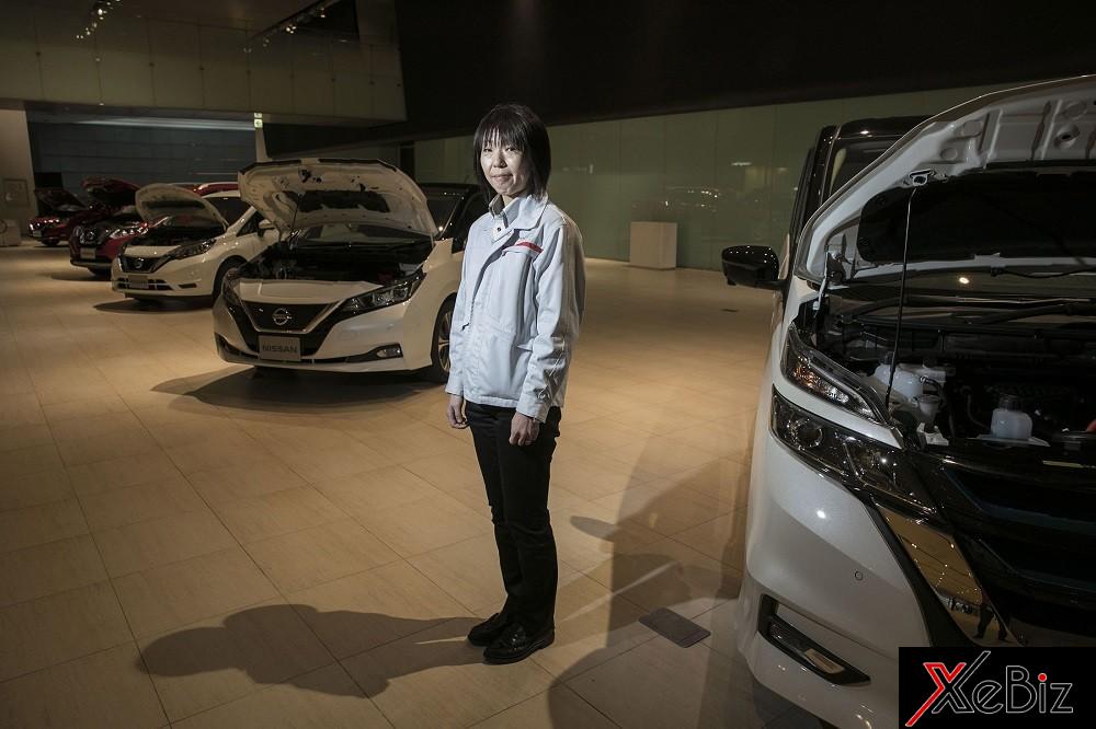 Bà Rena Nagai, một kỹ sư trưởng dày dạn kinh nghiệm ở Nissan
