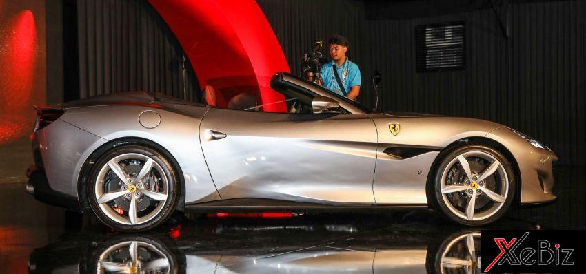Ferrari Portofino sở hữu kich thước khá nhỏ gọn Ferrari Portofino sở hữu kich thước khá nhỏ gọn