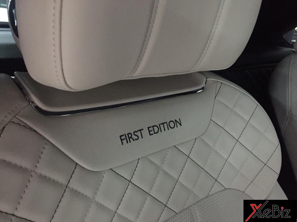 Và dòng chữ First Edition trên phiên bản giới hạn của Bentley Bentayga Và dòng chữ First Edition trên phiên bản giới hạn của Bentley Bentayga