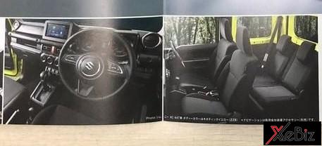 Hình ảnh nội thất của Suzuki Jimny 2019