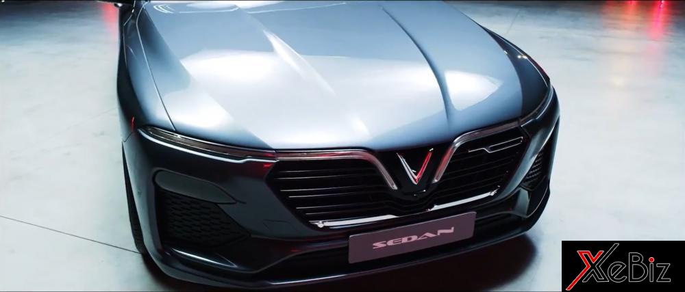 Cận cảnh đầu xe của mẫu sedan Vinfast Cận cảnh đầu xe của mẫu sedan Vinfast