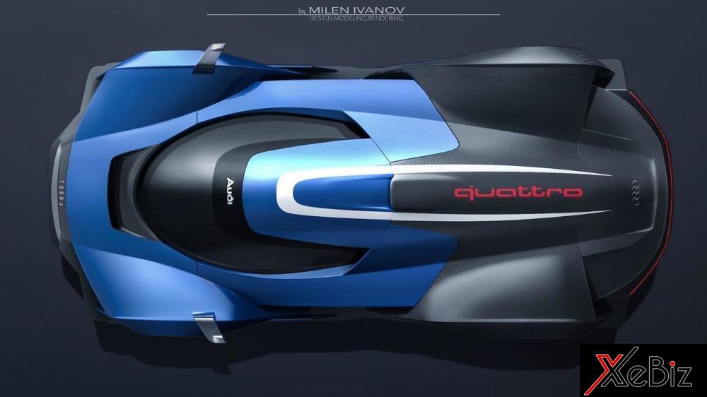 Lộ diện hình ảnh Audi RS Concept kết hợp siêu xe và xe đua 9