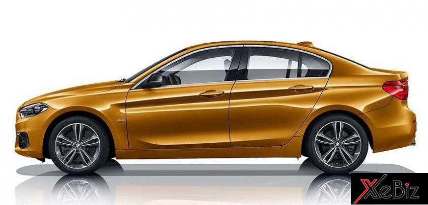 Bản cao cấp của BMW 1-Series Sedan 2018 đi kèm vành 17 inch