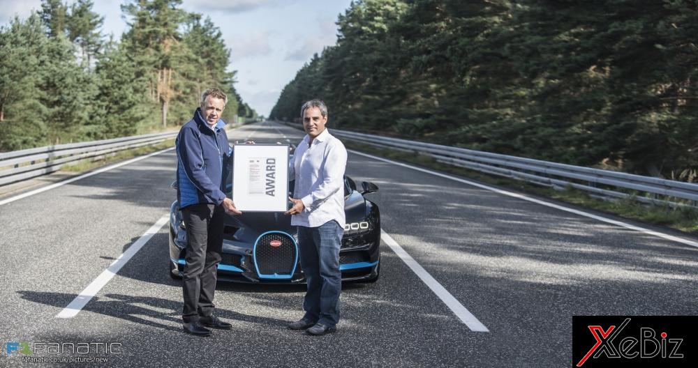 Kỷ lục mới của Bugatti Chiron chưa làm thỏa mãn hãng siêu xe  Bugatti Chiron đạt tốc độ 0-400 km/h chỉ trong 41,96 giây