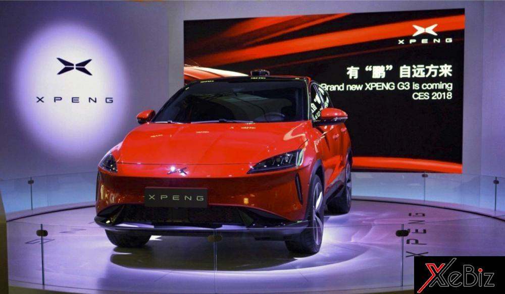 Xe tự lái Xpeng G3 ở triển lãm CES 2018