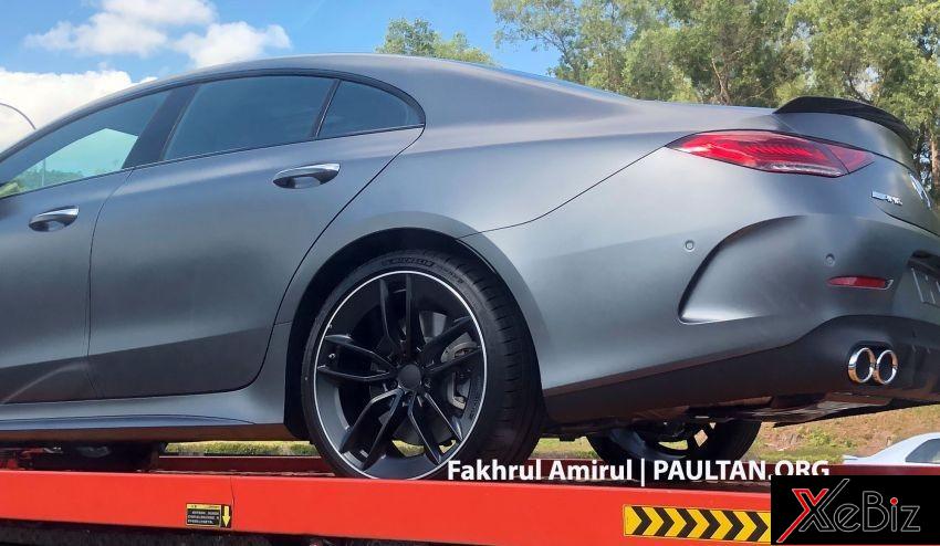 Bộ vành hợp kim AMG 20 inch với thiết kế 5 chấu màu đen của Mercedes-AMG CLS 53 2019 Bộ vành hợp kim AMG 20 inch với thiết kế 5 chấu màu đen của Mercedes-AMG CLS 53 2019