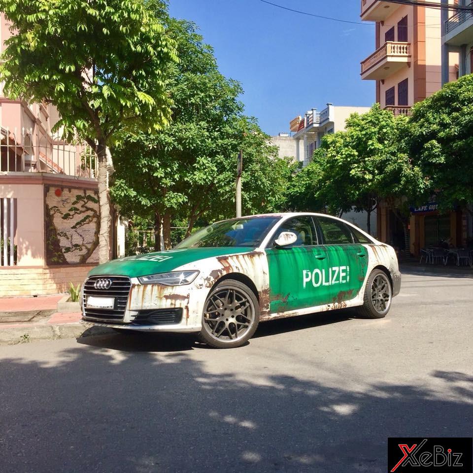  Hay Audi A4 cũng trở thành nạn nhân cho phong trào hoá trang xe thành đồng nát