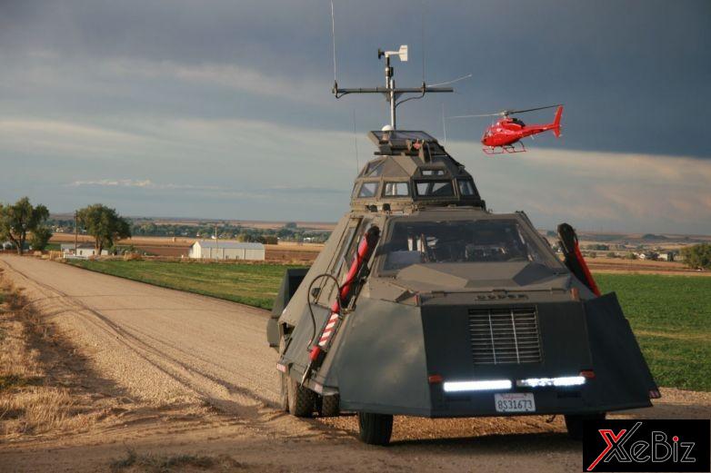 Xe chống bão TIV trên đường thử