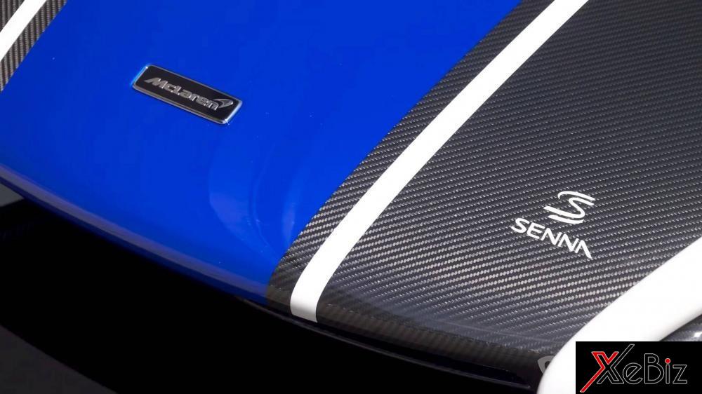 Ngoại thất siêu xe triệu đô này kết hợp với 2 màu sơn là trắng Bianco Fuji kết hợp cùng xanh Electric Blue