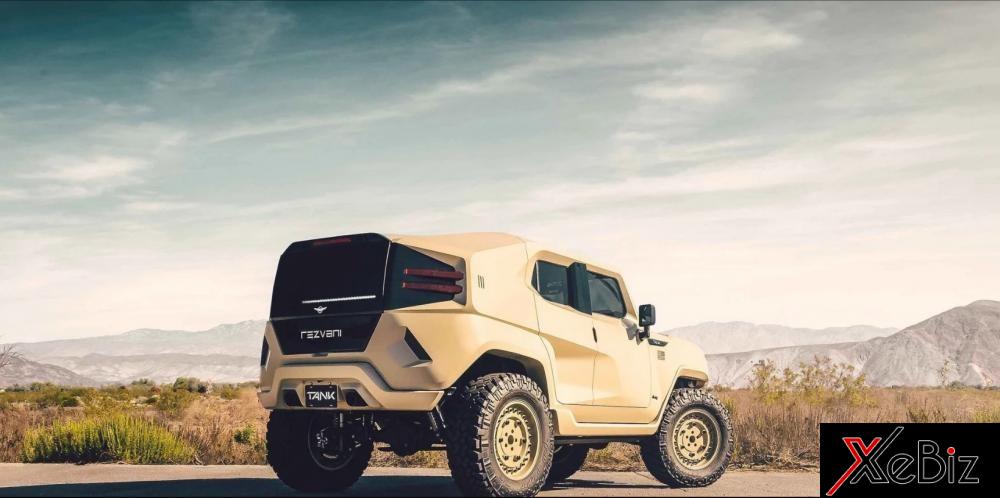 Rezvani Tank Military Edition phải sử dụng hệ thống treo được gia cố để chịu được sức nặng của xe