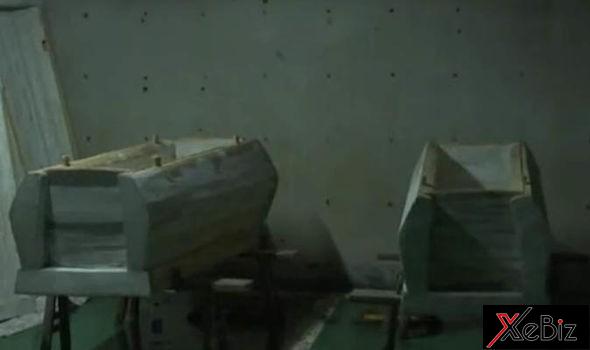 Có cỗ quan tài mở ra khiến ai nhìn cũng dựng tóc gáy