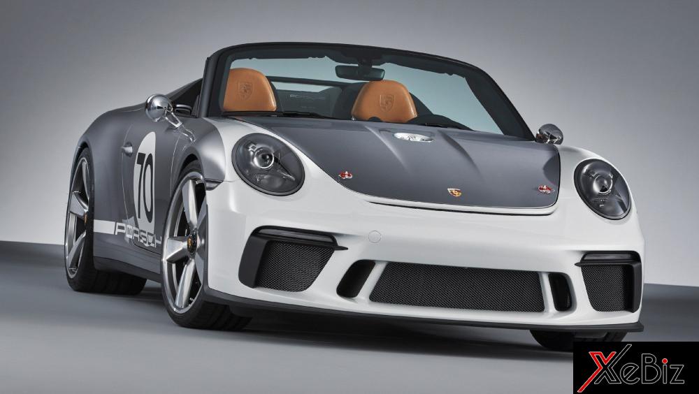 Porsche 911 Speedster có kính chắn gió ngắn và dốc Porsche 911 Speedster có kính chắn gió ngắn và dốc