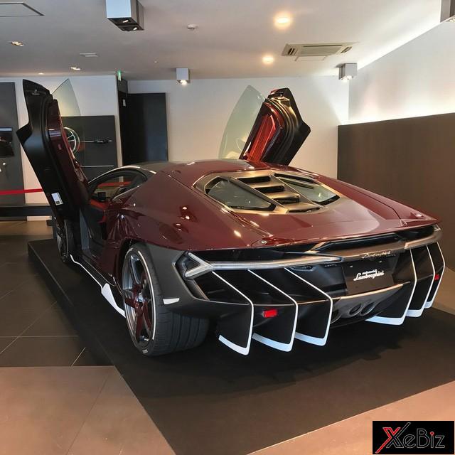 Lamborghini Centenario khoác bộ cánh màu đỏ rượu “độc quyền” 04