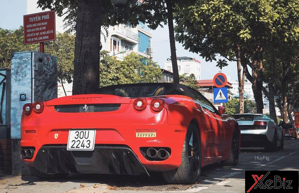 Ferrari F430 Spider cũng nằm trong bộ sưu tập siêu xe&nbsp;đắt giá của người yêu xe Hà thành
