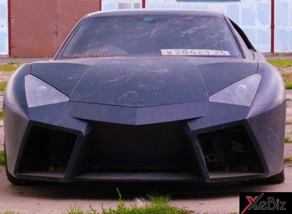Cận cảnh đầu xe của chiếc Lamborghini Reventon tự chế