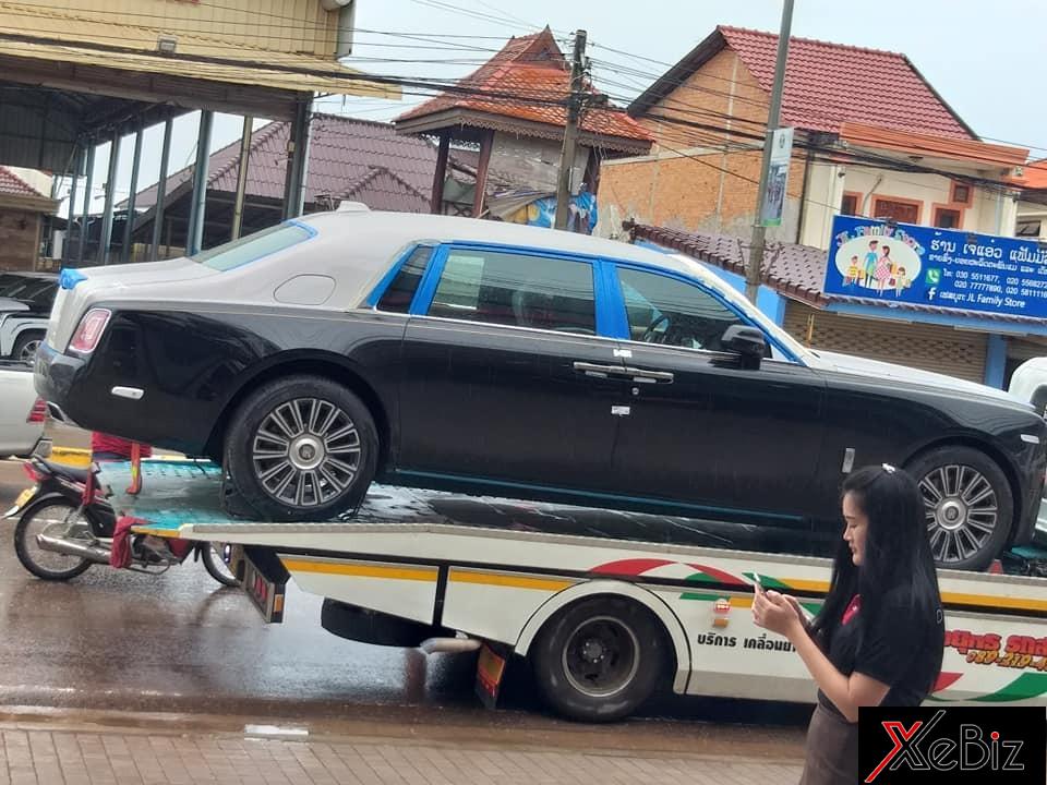 Rolls-Royce Phantom 2018 cập bến nước Lào thuộc bản trục cơ sở dài EWB