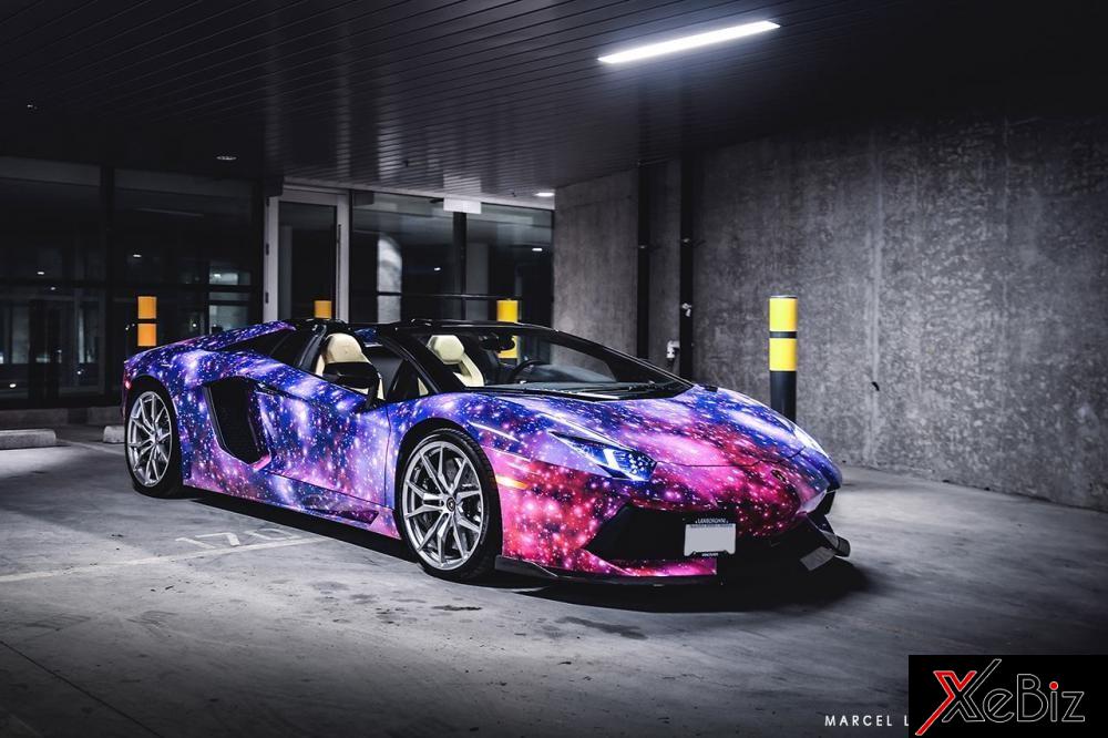 Lamborghini đầu tiên thế giới mang bộ áo dải thiên hà Lamborghini đầu tiên thế giới mang bộ áo dải thiên hà