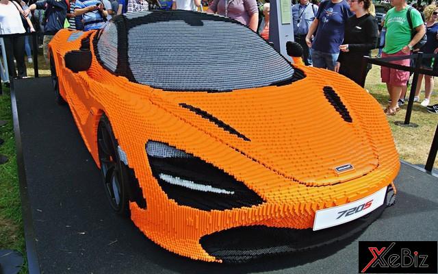 McLaren 720S bằng lego từng xuất hiện lần đầu tại Lễ hội Goodwood 2017 McLaren 720S xuất hiện lần đầu vào tháng 07/2017