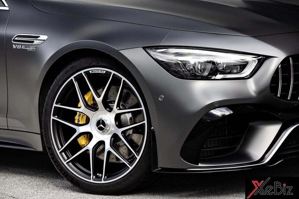 Cận cảnh bộ vành hợp kim 21 inch của Mercedes-AMG GT 63 S Edition 1 2018 Cận cảnh bộ vành hợp kim 21 inch của Mercedes-AMG GT 63 S Edition 1 2018